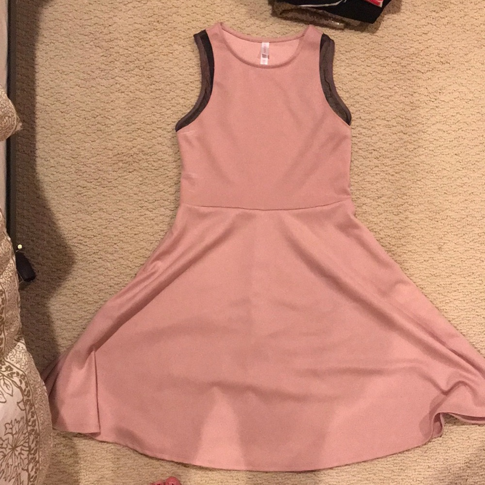 Pink sleeveless dress